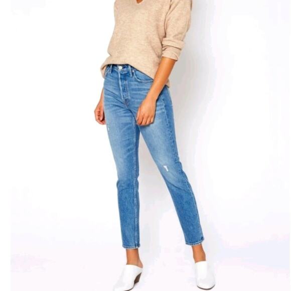 NEW NOEND DENIM Slim Straight Button Fly Jeans SZ 28 - Picture 14 of 14